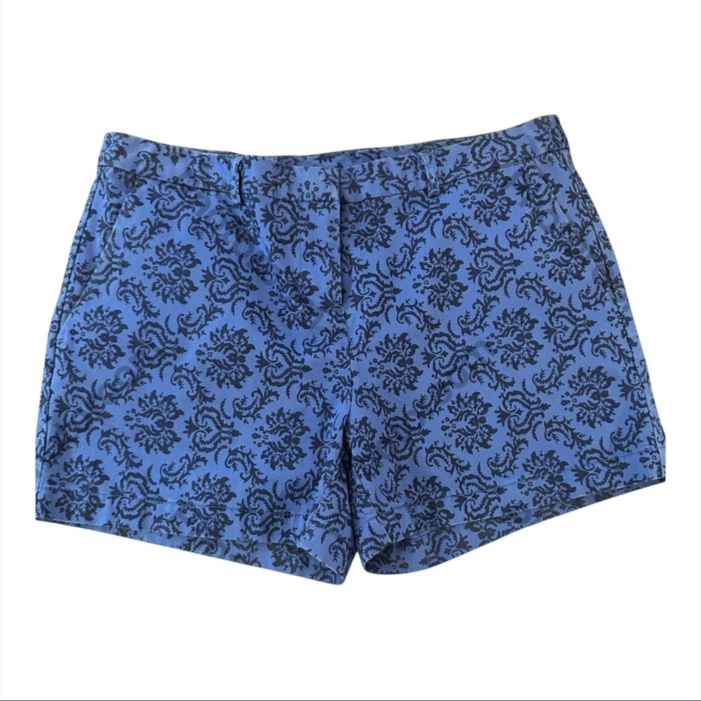 EUC Cynthia Rowley Blue and Black Patterned Women's Shorts